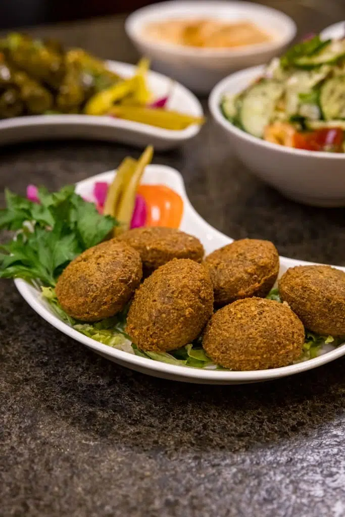 Lebanese falafel plate