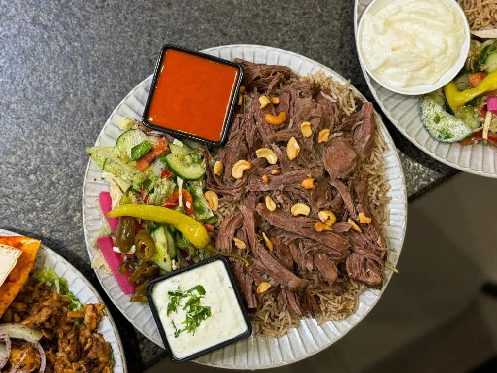 Lebanese lamb with rice